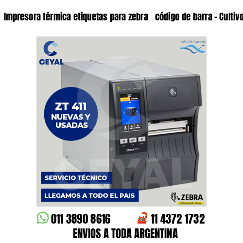 Impresora térmica etiquetas para zebra  código de barra – Cultivo de arroz